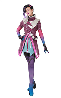 Overwatch Sombra Cosplay Costume